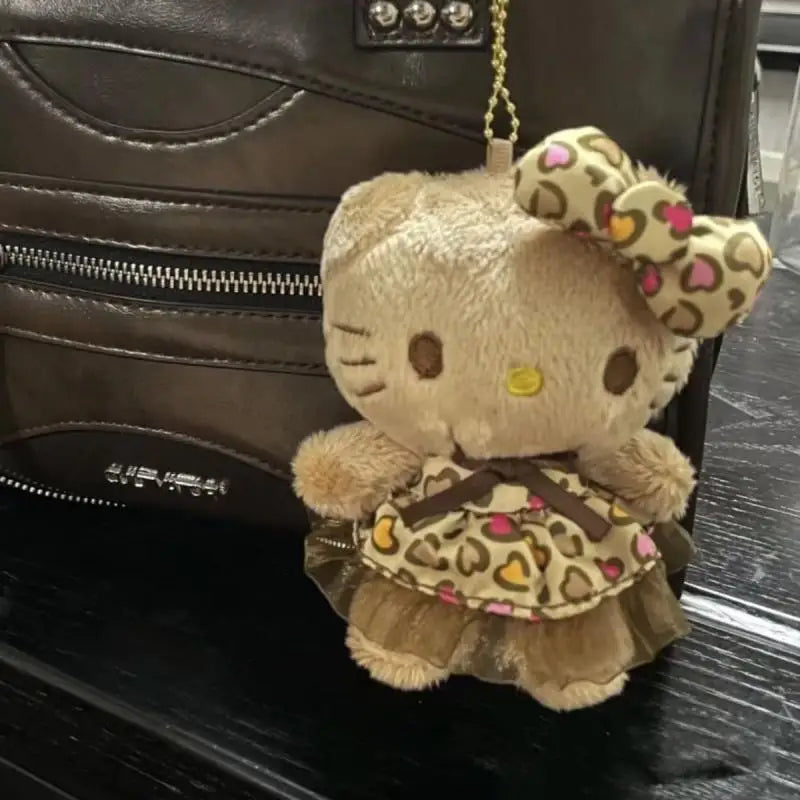 HELLO KITTY Leopard Print Keychain