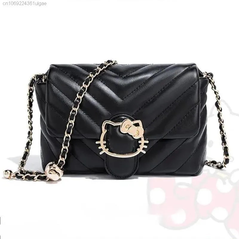 HELLO KITTY Leather Crossbody Bag