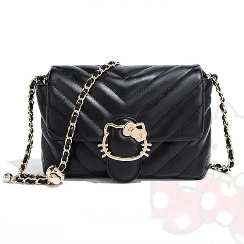 HELLO KITTY Leather Crossbody Bag