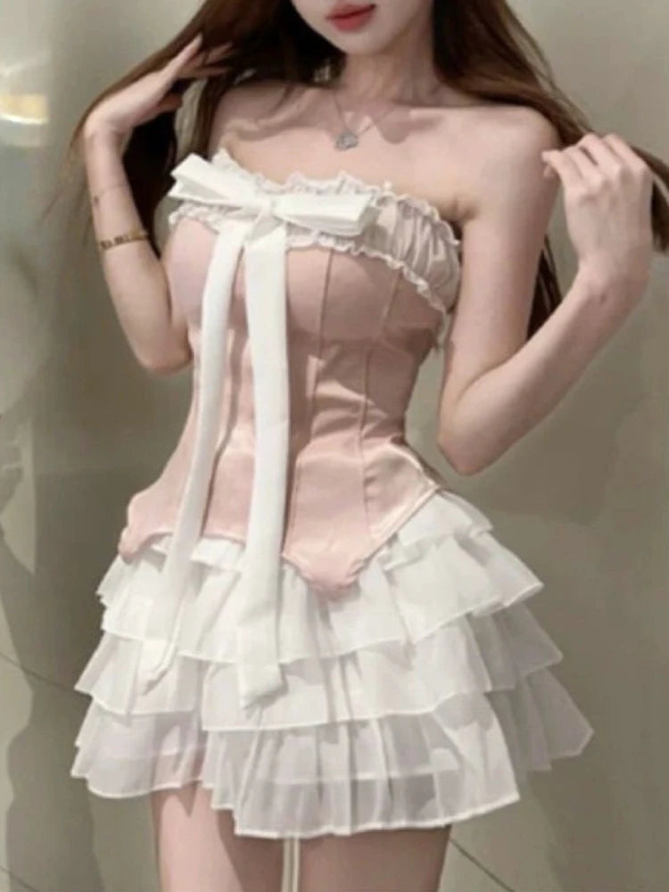 LILY Two-Piece Ruffle Dress