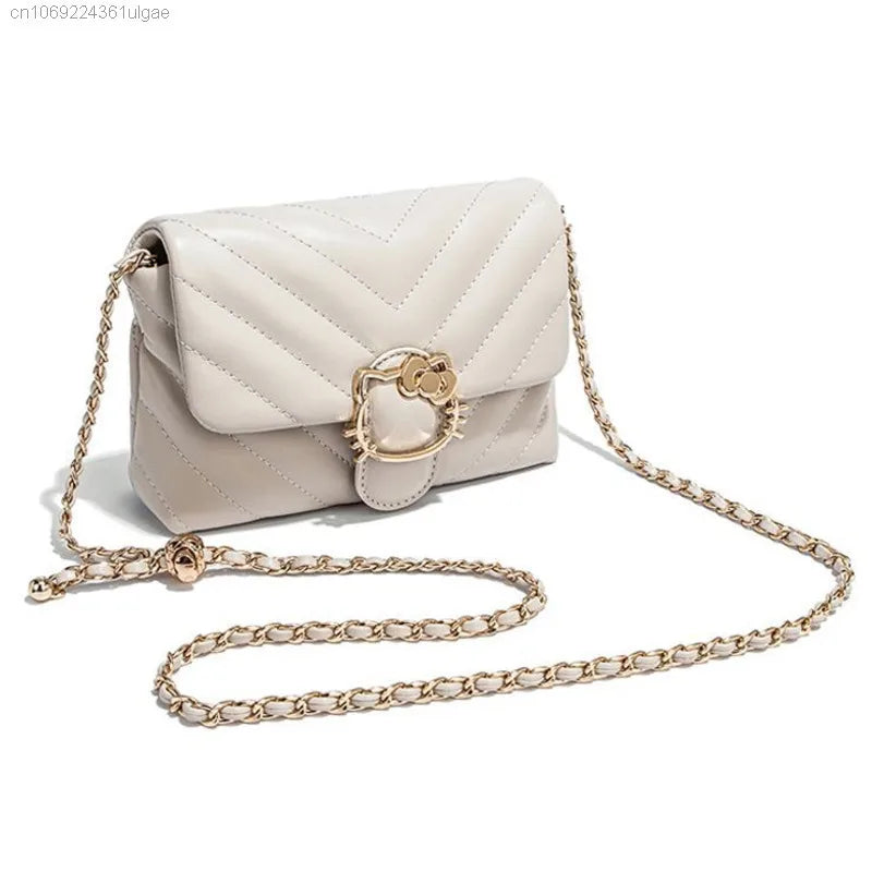 HELLO KITTY Leather Crossbody Bag