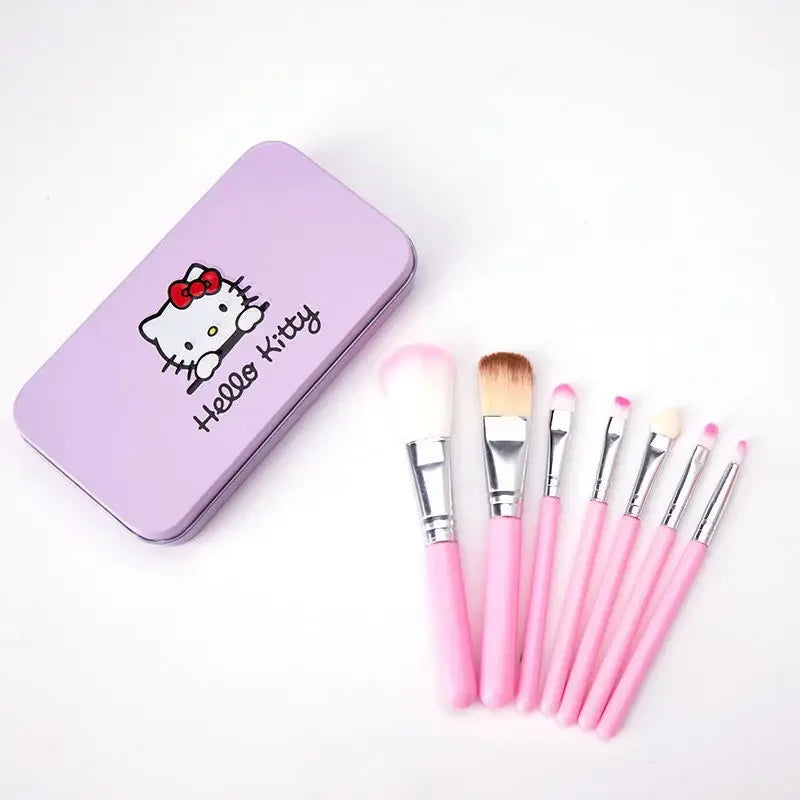 HELLO KITTY 7-Piece Makeup Brush Set