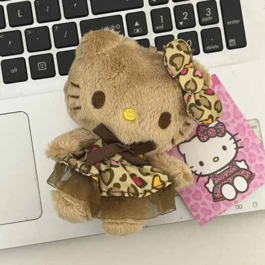 HELLO KITTY Leopard Print Keychain
