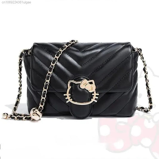 HELLO KITTY Leather Crossbody Bag