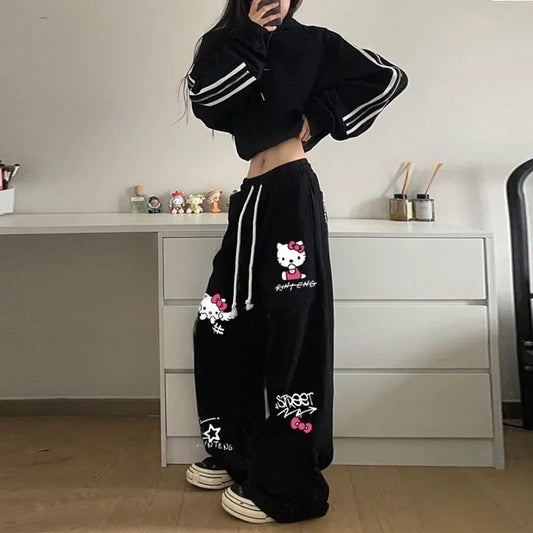 HELLO KITTY Y2K Baggy Pants