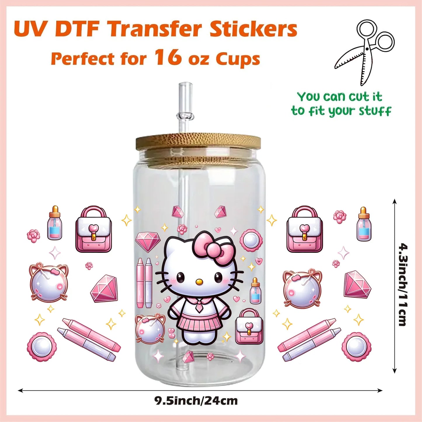 HELLO KITTY Decorative Stickers