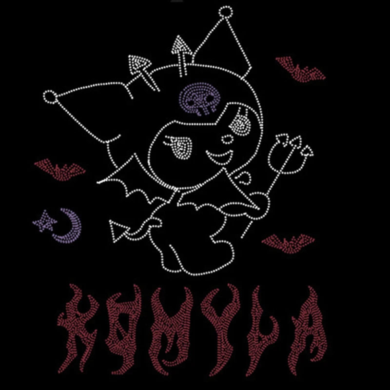 KUROMI Grunge Grey Tee